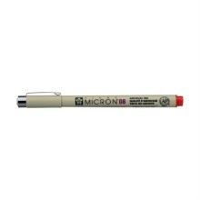 Sakura Pigma Micron Teknik Çizim Kalemi 08 0,5 mm Kırmızı - Sakura