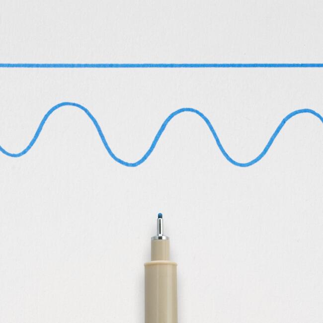 Sakura Pigma Micron Teknik Çizim Kalemi 08 0.5 mm Mavi - 2