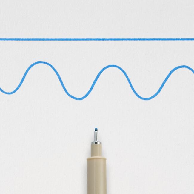 Sakura Pigma Micron Teknik Çizim Kalemi 08 0,5 mm Mavi - 2