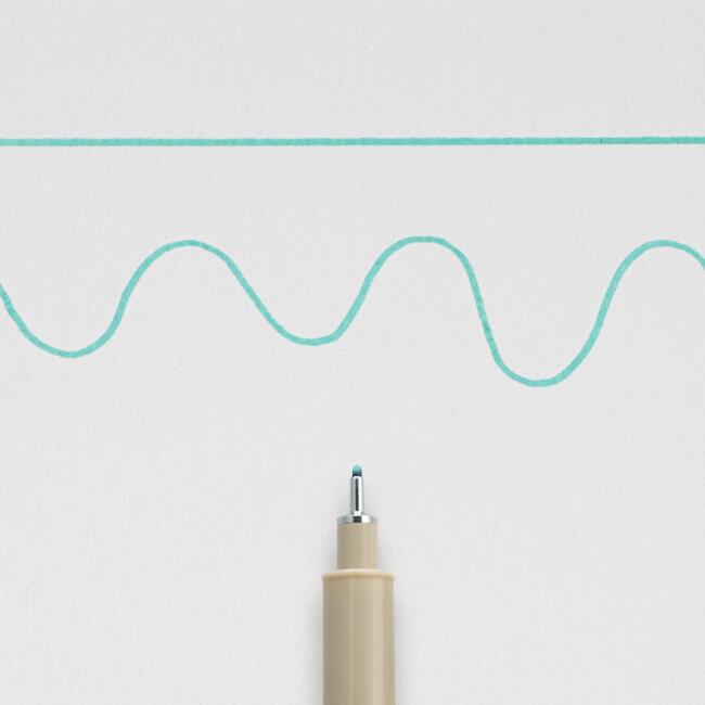 Sakura Pigma Micron Teknik Çizim Kalemi 08 0.5 mm Yeşil - 2