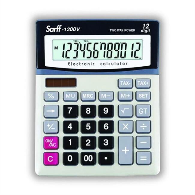 Sarff Hesap Makinesi 12 Haneli 1200V - 1