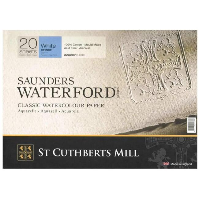 Saunders Waterford Classic Cold Press Not White Sulu Boya Blok 31x23 cm 300 g 20 Yaprak - 1