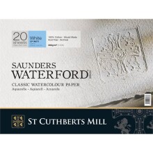 Saunders Waterford Classic Cold Press Sulu Boya Blok 300 g 26x36 cm 20 Yaprak - SAUNDERS