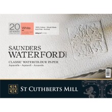 Saunders Waterford Classic Sulu Boya Blok Hot Press 300 g 23x31 cm 20 Yaprak - SAUNDERS
