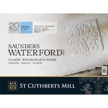 Saunders Waterford Series Cold Press Sulu Boya Blok 31x41 cm 300 g 20 Yaprak - SAUNDERS