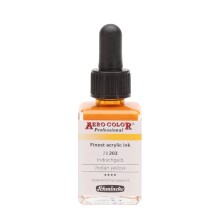 Schmincke Aero Color Akrilik Mürekkep 28 ml Indian Yellow 203 - 3