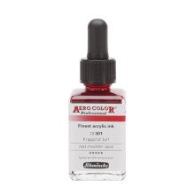 Schmincke Aero Color Mürekkep 28 ml Red Madder Dark 301 - Schmincke