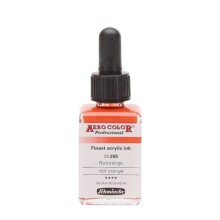 Schmincke Aero Color Akrilik Mürekkep 28 ml Red Orange 205 - 3