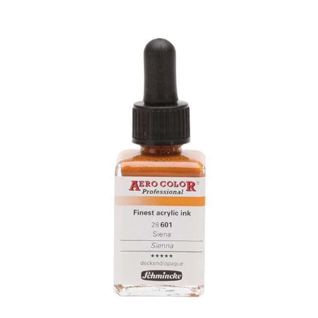 Schmincke Aero Color Akrilik Mürekkep 28 ml Sienna 601 - 1