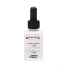 Schmincke Aero Color Mürekkep 28 ml Transparent White 100 - Schmincke