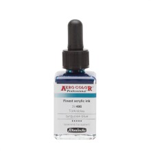 Schmincke Aero Color Akrilik Mürekkep 28 ml Turquoise Blue 406 - 3