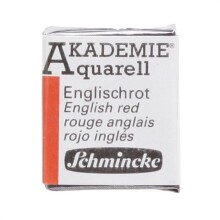 Schmincke Akademie Yarım Tablet Sulu Boya English Red - Schmincke