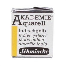 Schmincke Akademie Yarım Tablet Sulu Boya Indian Yellow - Schmincke