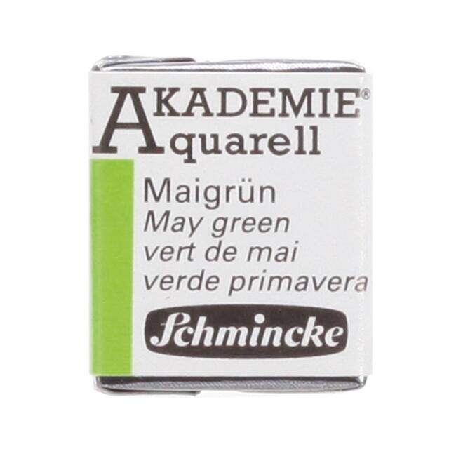 Schmincke Akademie Yarım Tablet Sulu Boya May Green - 3