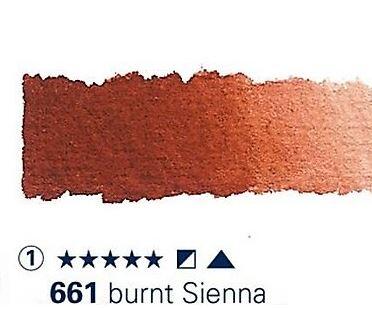 Schmincke Horadam Aquarell Sulu Boya 15 ml Seri 1 N:661 Burnt Sienna - 1