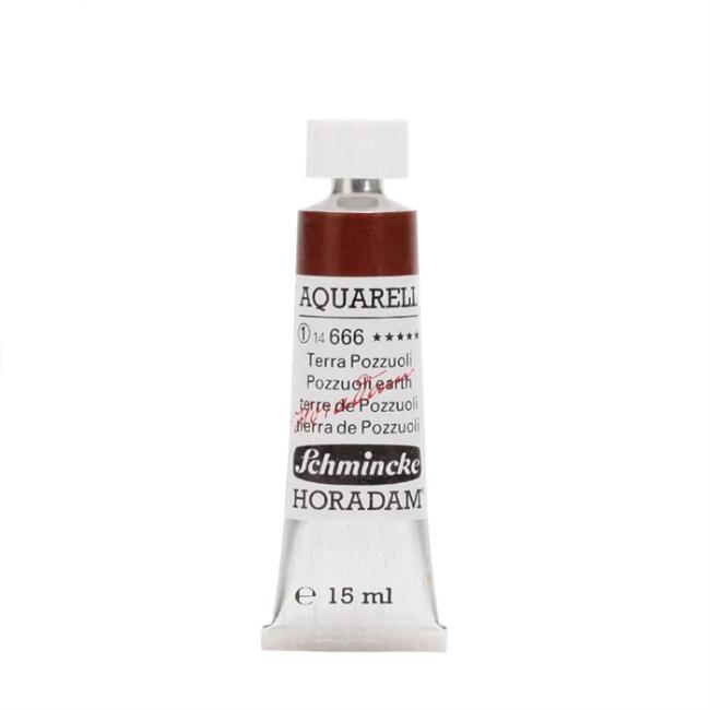 Schmincke Horadam Aquarell Artists' Tüp Sulu Boya 15 ml Seri 1 Pozzuoli Earth 666 - 2