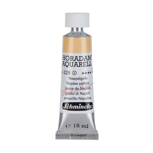 Schmincke Horadam Aquarell Artists' Tüp Sulu Boya 15 ml Seri 2 Naples Yellow 229 - 4