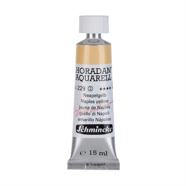 Schmincke Horadam Aquarell Artists' Tüp Sulu Boya 15 ml Seri 2 Naples Yellow 229 - 1