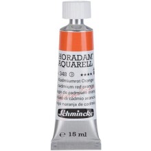 Schmincke Horadam Aquarell Sulu Boya 15 ml Seri 3 N:348 Cadmium Red Orange - 3