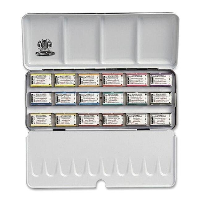 Schmincke Horadam Sulu Boya 18’li Set 1/1 Tablet - 1