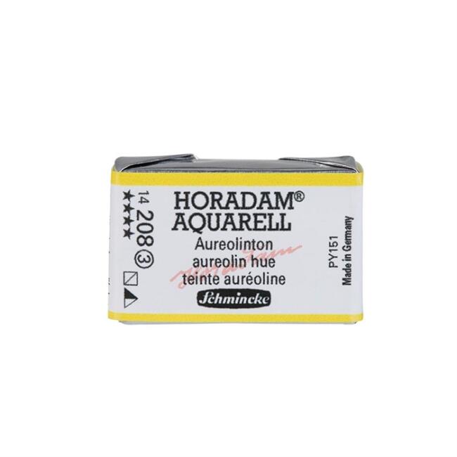 Schmincke Horadam Seri 3 Tam Tablet Sulu Boya Tablet Aureolin Hue 208 - 2