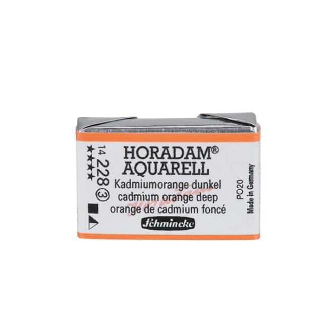 Schmincke Horadam Seri 3 Tam Tablet Sulu Boya Tablet Orange Deep 228 - 2