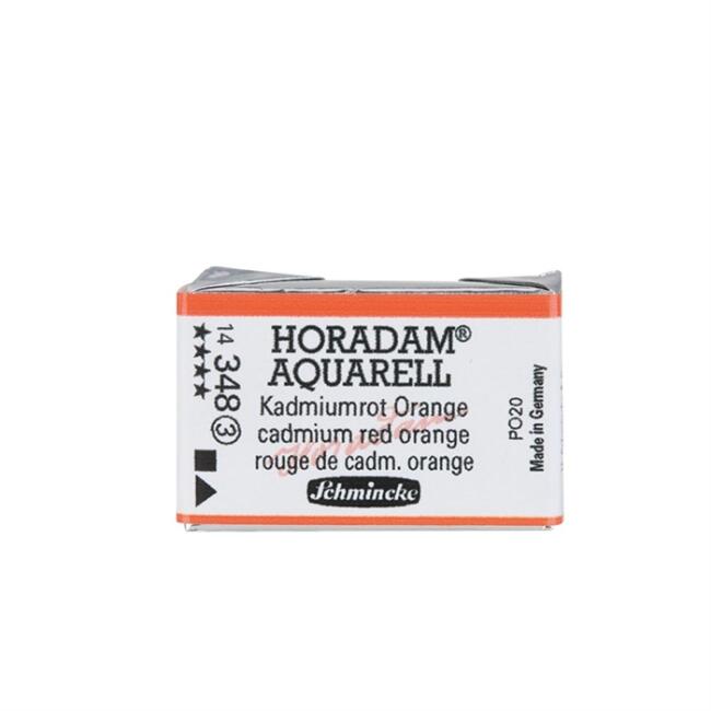 Schmincke Horadam Seri 3 Tam Tablet Sulu Boya Tablet Cadmium Red Orange 348 - 2