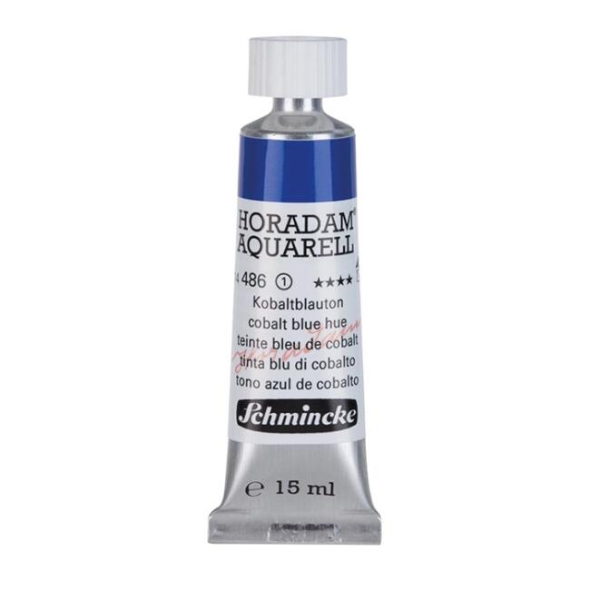 Schmincke Horadam Aquarell Artists' Tüp Sulu Boya 15 ml Seri 1 Cobalt Blue Hue 486 - 1
