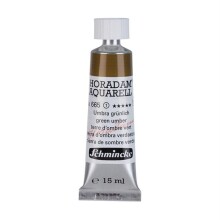 Schmincke Horadam Aquarell Artists' Tüp Sulu Boya 15 ml Seri 1 Green Umber 665 - 3