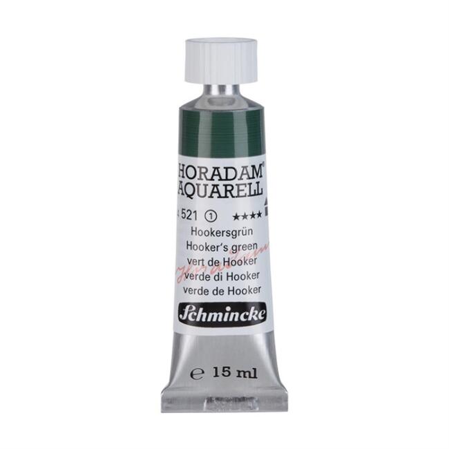 Schmincke Horadam Seri 1 Tüp Sulu Boya 15 ml Hooker’s Green 521 - 1