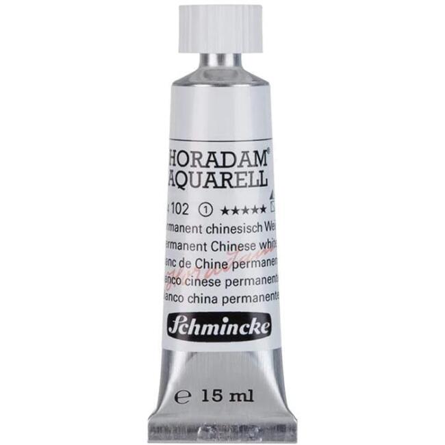 Schmincke Horadam Seri 1 Tüp Sulu Boya 15 ml Permanent Chinese White 102 - 3