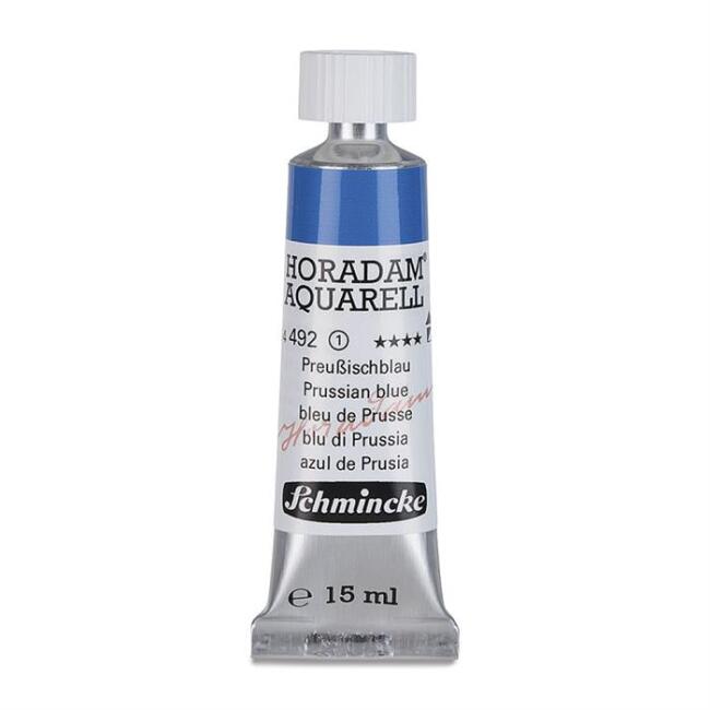 Schmincke Horadam Seri 1 Tüp Sulu Boya 15 ml Prussian Blue 492 - 1