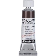 Schmincke Horadam Seri 1 Tüp Sulu Boya 15 ml Sepia Brown 663 - Schmincke