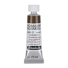 Schmincke Horadam Seri 1 Tüp Sulu Boya 15 ml Vandyke Brown 669 - Schmincke