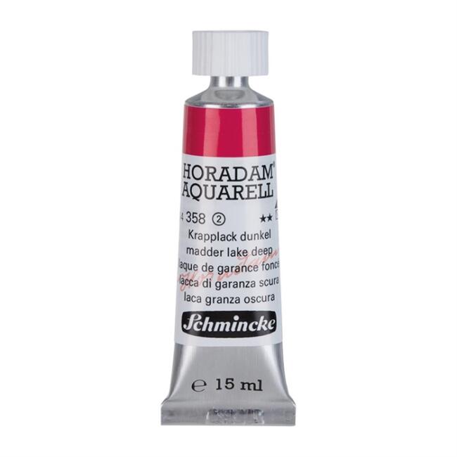 Schmincke Horadam Aquarell Artists' Tüp Sulu Boya 15 ml Seri 2 Madder Lake Deep 358 - 3