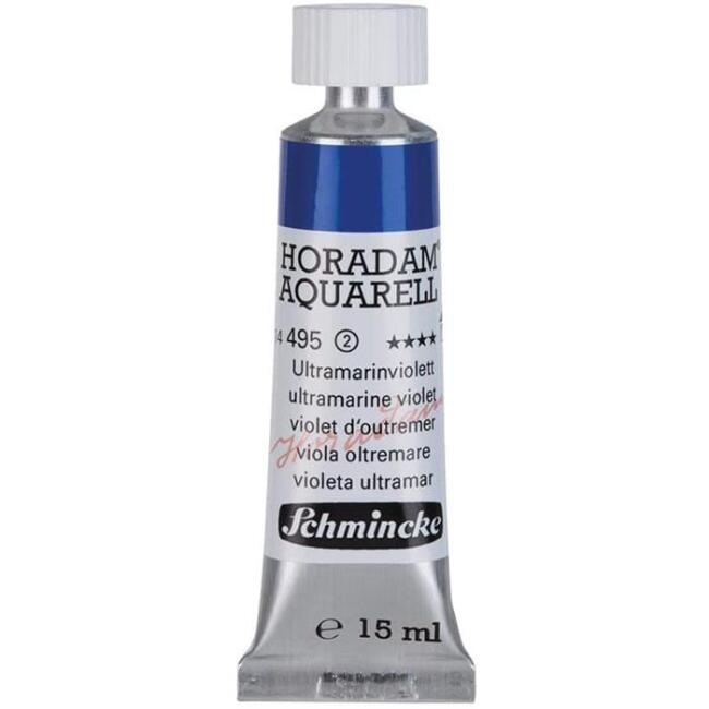 Schmincke Horadam Tüp Sulu Boya 15 ml Seri 2 Ultramarine Violet 495 - 1