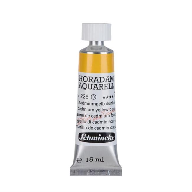 Schmincke Horadam Aquarell Artists' Tüp Sulu Boya 15 ml Seri 3 Cadmium Yellow Deep 226 - 2