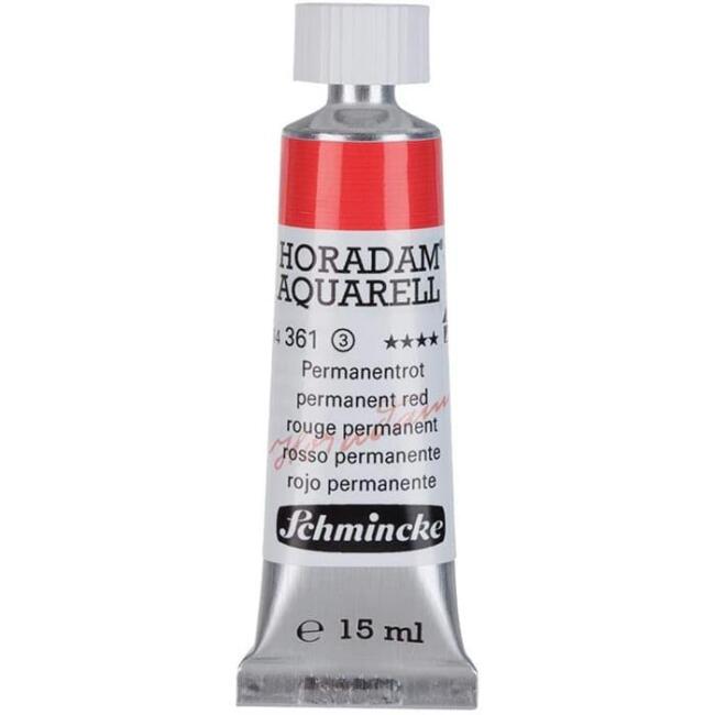 Schmincke Horadam Aquarell Artists' Tüp Sulu Boya 15 ml Seri 3 Permanent Red 361 - 3