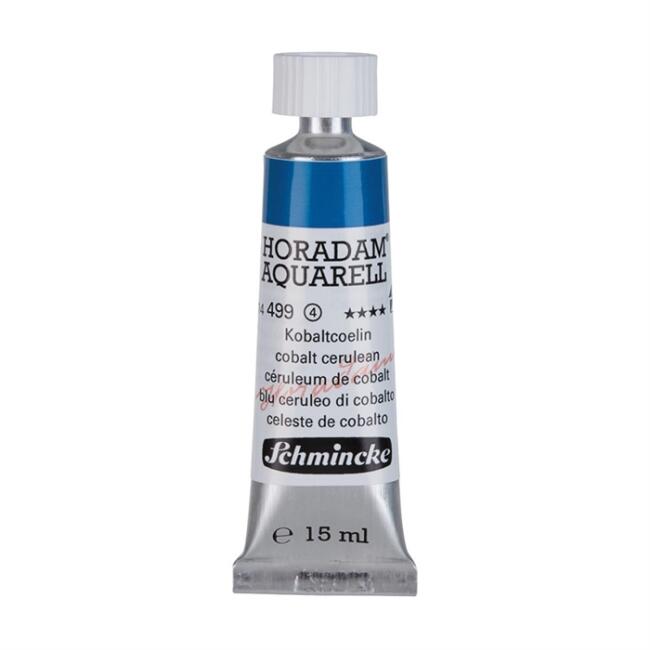 Schmincke Horadam Aquarell Artists' Tüp Sulu Boya 15 ml Seri 4 Cobalt Cerulean 499 - 1