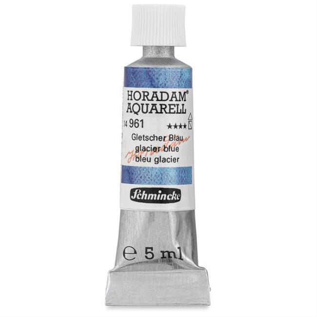 Schmincke Horadam Aquarell Supergranulation Artists' Tüp Sulu Boya 15 ml Glacier Blue 961 - 1
