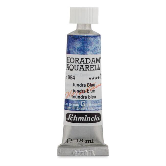 Schmincke Horadam Aquarell Supergranulation Artists' Tüp Sulu Boya 15 ml Tundra Blue 984 - 1