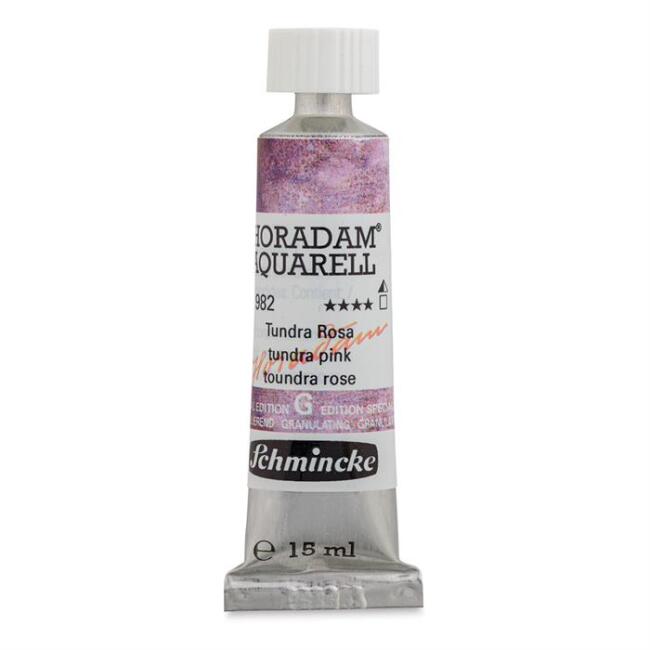 Schmincke Horadam Aquarell Supergranulation Artists' Tüp Sulu Boya 15 ml Tundra Pink 982 - 1