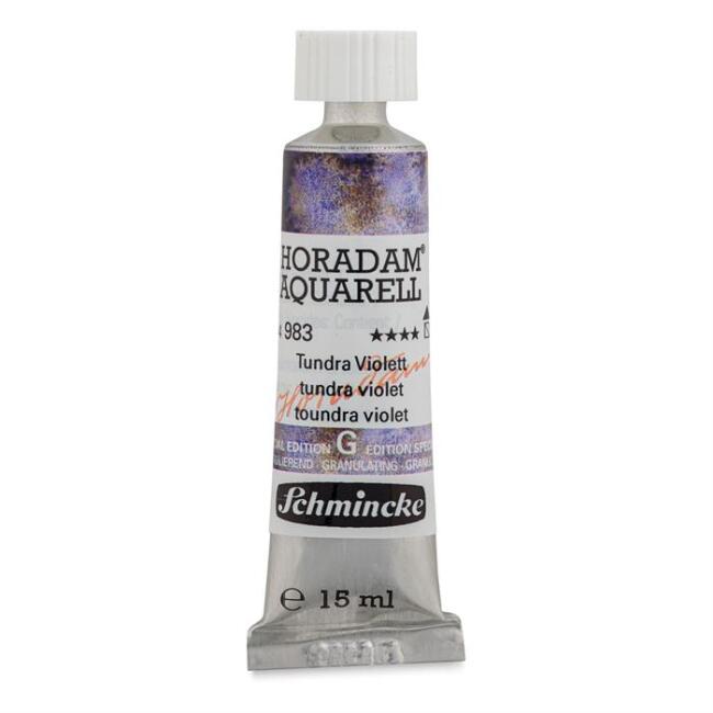 Schmincke Horadam Aquarell Supergranulation Artists' Tüp Sulu Boya 15 ml Tundra Violet 983 - 1