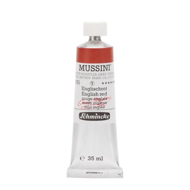 Schmincke Mussini Artists' Yağlı Boya 35 ml Seri 1 English Red 651 - 2