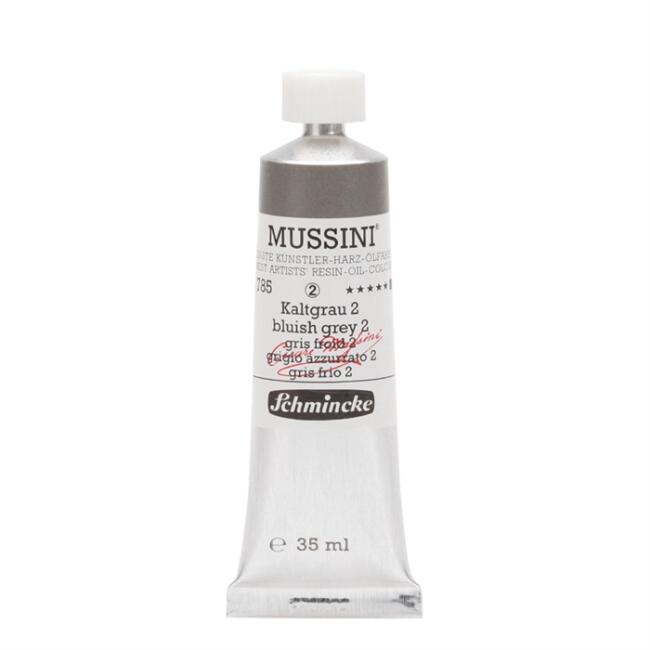 Schmincke Mussini Artists' Yağlı Boya 35 ml Seri 2 Bluish Grey 2 785 - 1