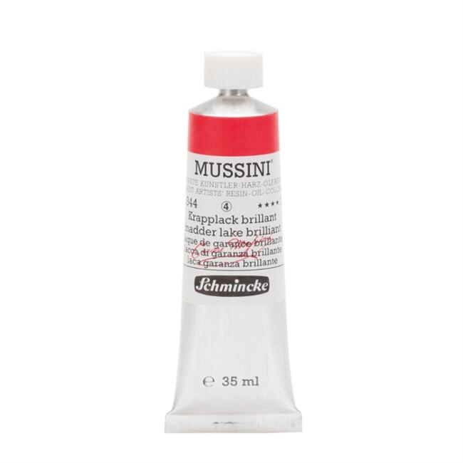 Schmincke Mussini Artists' Yağlı Boya 35 ml Seri 4 Madder Lake Brilliant 344 - 1