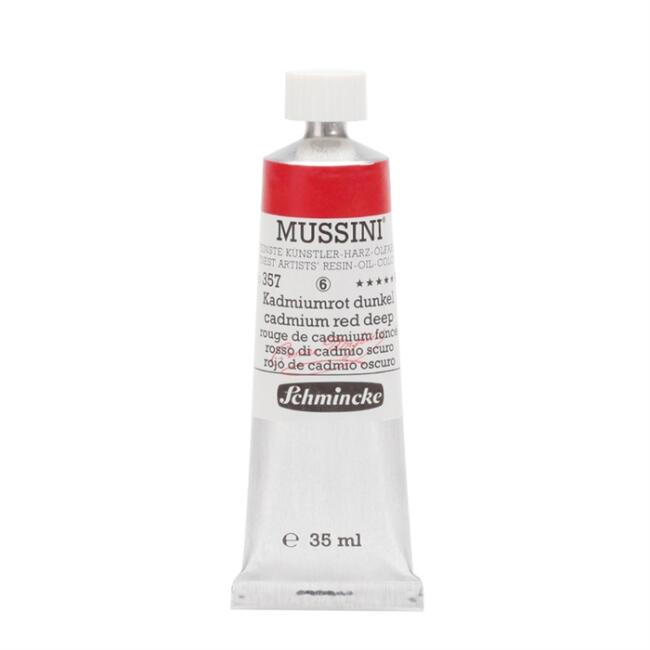 Schmincke Mussini Artists' Yağlı Boya 35 ml Seri 6 Cadmium Red Deep 357 - 2