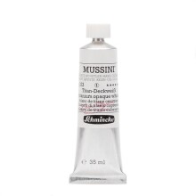 Schmincke Mussini Artists' Profesyonel Yağlı Boya 35 ml Seri 1 Titanium Opaque White 10103 - Schmincke (1)