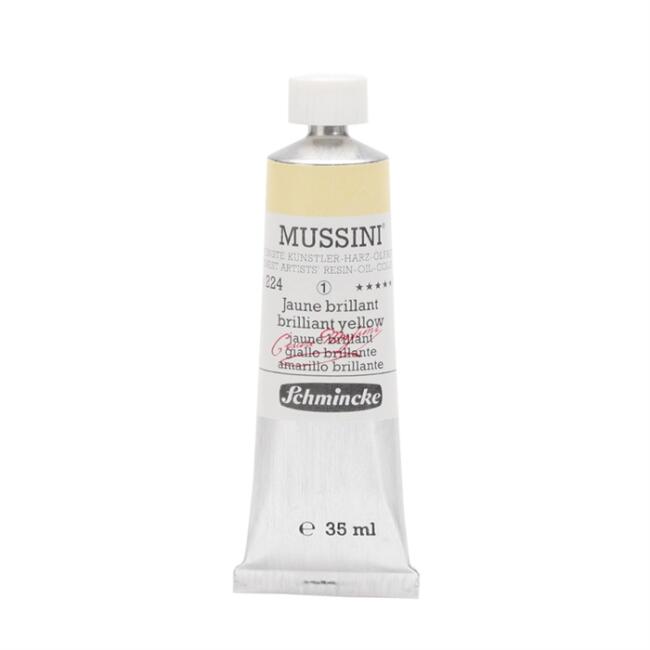 Schmincke Mussini Artists’ Yağlı Boya 35 ml Seri 1 Brilliant Yellow 10224 - 1