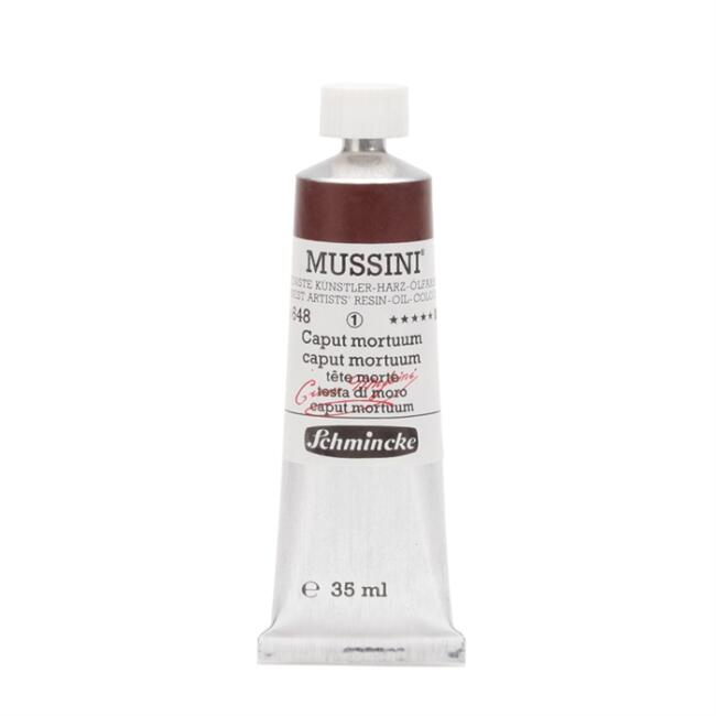 Schmincke Mussini Artists’ Yağlı Boya 35 ml Seri 1 Caput Mortuum 10648 - 2